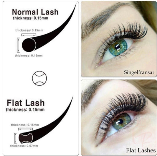 UR FLAT ELLIPSE EXTENSIONS (Flat Classic lashes)